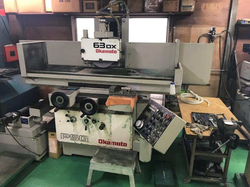 研削盤【２７１０００４】岡本製平面研削盤ＰＳＧ－６３ＤＸ買取