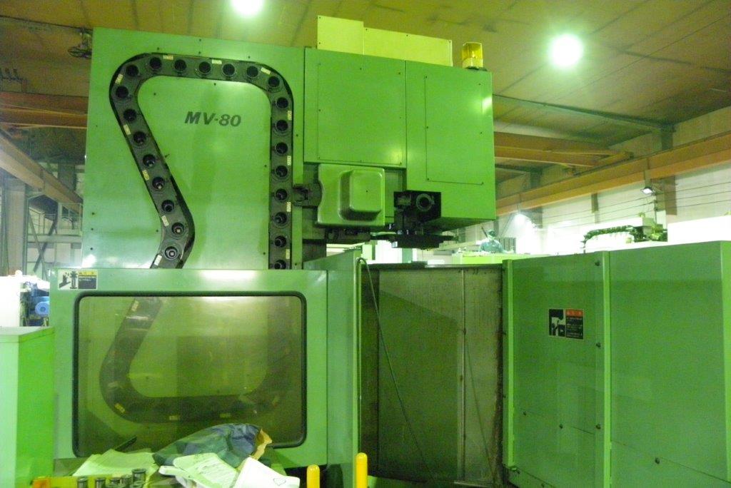 森精機　立形ＮＣ機ＭＶ８０　1990年　ATC40 NC 5MF