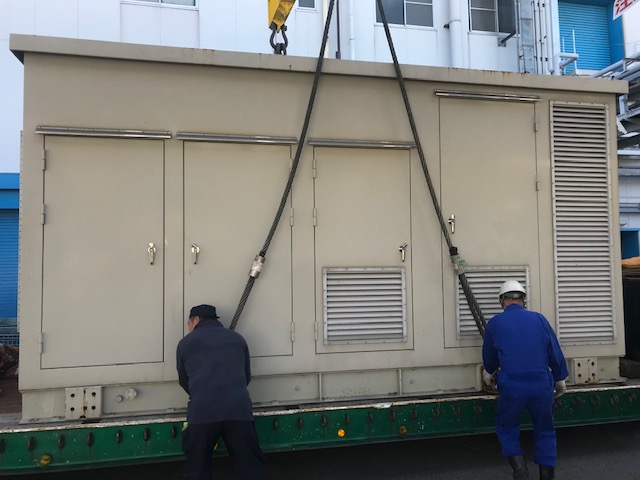 明電舎製８７５ＫＶＡディーゼル発電機