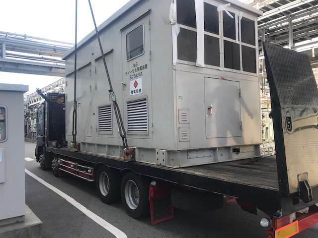 明電舎製８７５ＫＶＡディーゼル発電機