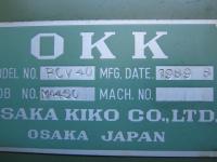 立型マシニングセンタ買取【2301021】　PCV40 1989年製立型マシニングセンタ買取