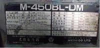 射出成形機買取【2211030】MEIKI製　M-450BL-DM　1994年製　射出成形機買取