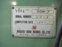 研削盤買取【2102008】長瀬製SGW-7年式:1988年研削盤買取