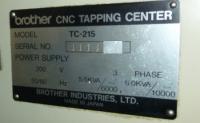マシニングセンタ買取【2403521】ブラザー製タッピングTC215型買取