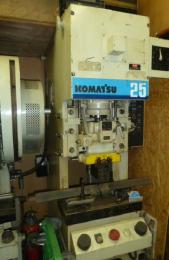 プレス機械【2202029】小松製プレス機械OBS25-3B　1992年製買取