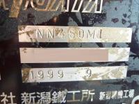 射出成形機買取【2301601】新潟製　Si-450Ⅱ　1999年製　射出成形機買取  中古機械買取