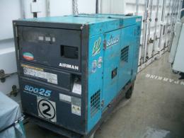 発電機買取【2301626】北越工業製　SDG25S-3A7　年式:2007年製　発電機買取