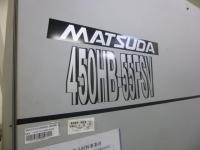 射出成形機買取【2301660】松田製　450HB-55FSV型　年式:2006年製　射出成形機買取