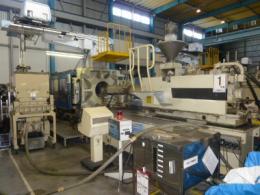 射出成形機買取【2301674】三菱製　850-MG-130  年式:1992年製　射出成形機買取