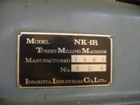 フライス盤【2202046】IWASHITA NK-IR フライス盤 大型 買取