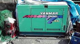 発電機【20090104】ヤンマー製発電機　YAG-45S4　買取