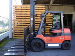 フォークリフト【2011100】トヨタ製バッテリーフォークリフト7FBJ35買取