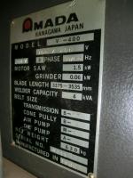 コンターマシン機械買取【2307038】アマダ製　V400　コンターマシン買取  中古機