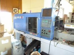 プラスチック成形機【2008003】日本製鋼所製中古射出成形機J-55-ELⅢ型2001年製買取