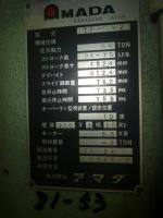 鍛圧機械買取【2406803】アマダ製プレスTP60-X年式:1981年製プレス機買取