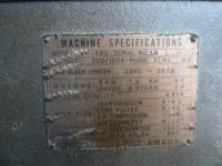 コンターマシン機械買取【2406806】アマダ製　V400　コンターマシン買取  中古機