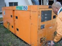 建設機械【2101094】デンヨー製中古建設機械　発電機DCA-150SPM型買取