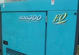 建設機械【2210038】北越製発電機SDG300S買取