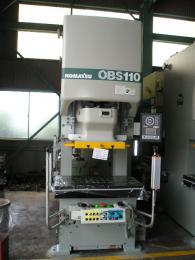 プレス機械【UCD1398】コマツ製中古プレス機械OBS110-5B型買取