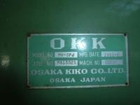 フライス盤【2207060】OKK製フライスMH-5PJ　1989年製　買取